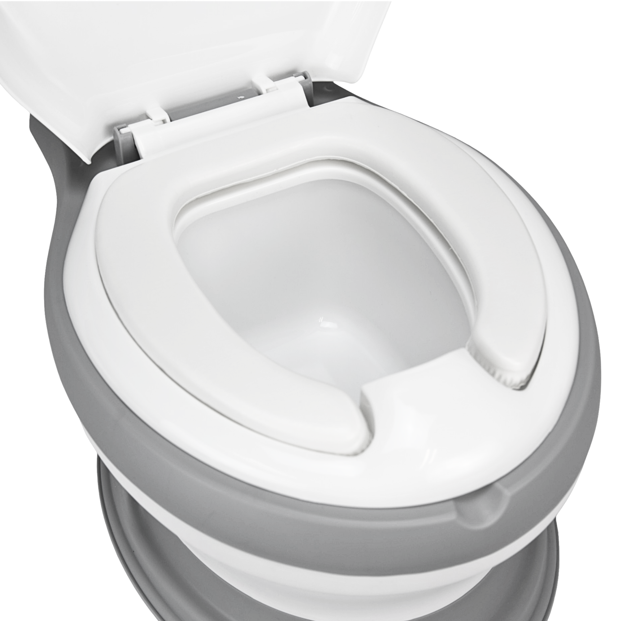 Foto 7 pulgar | Baño Entrenador Para Niños Antideslizante Con Asiento Acolchado Diseño Realista - Gris