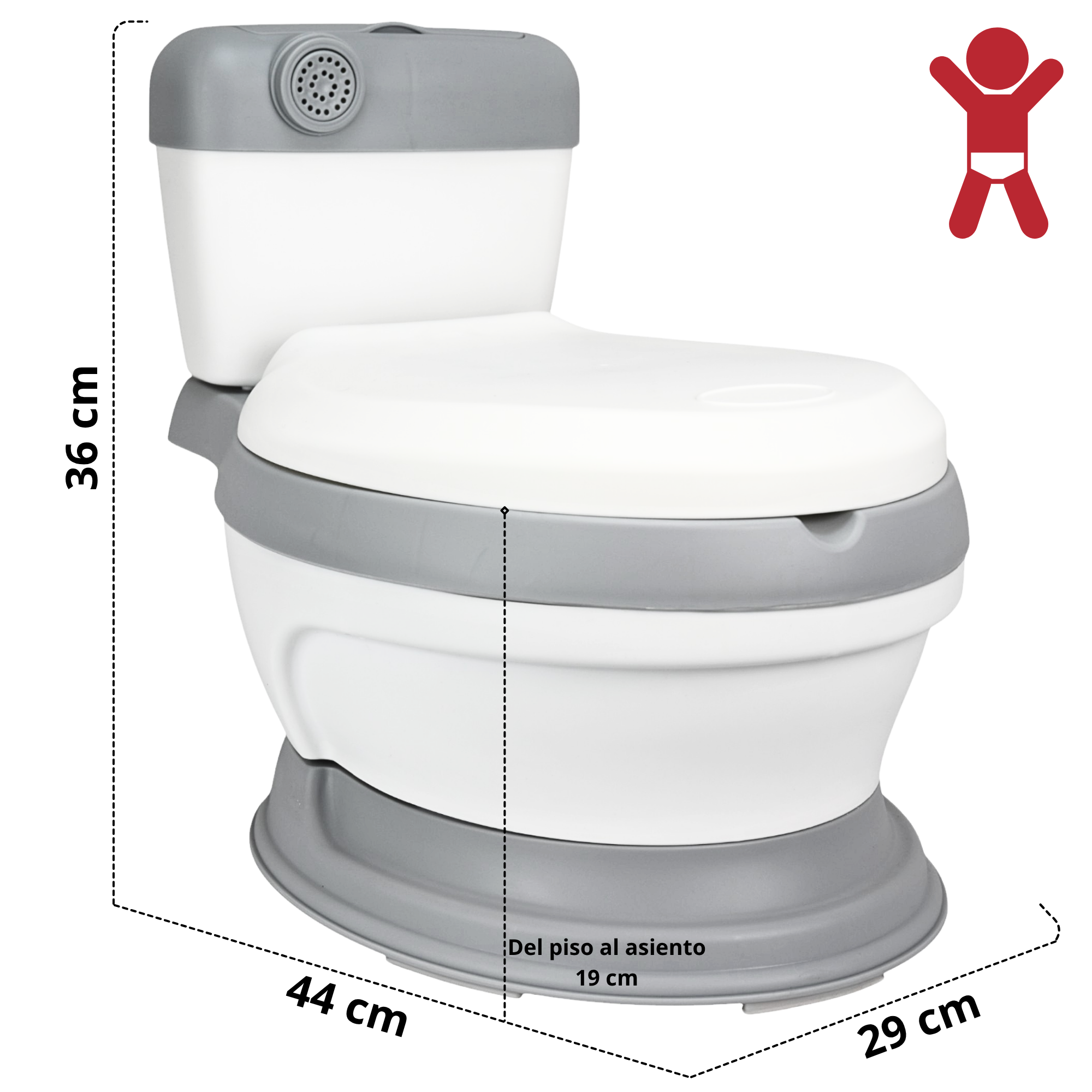 Foto 5 pulgar | Baño Entrenador Joykoo con Sonido