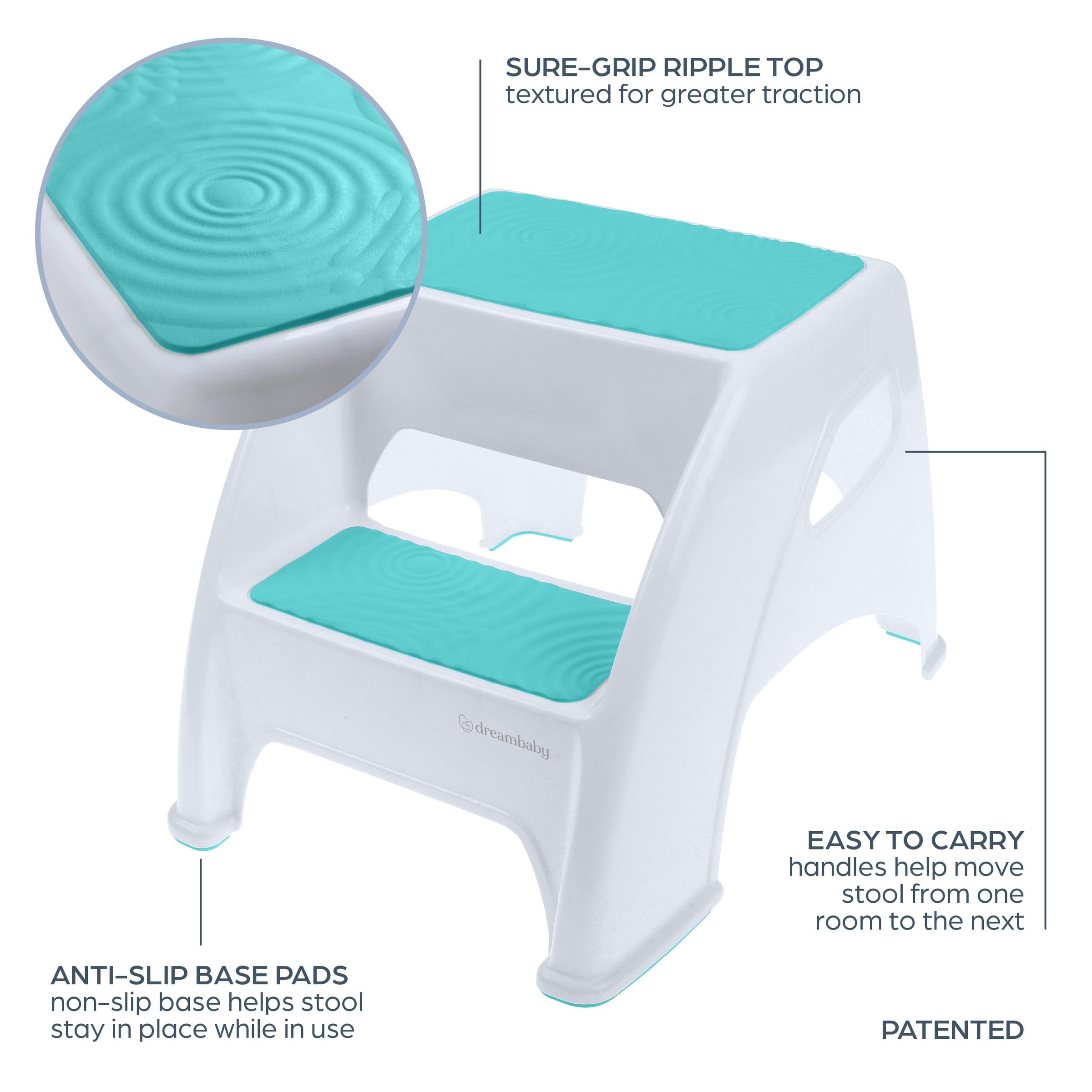 Foto 4 pulgar | Taburete Dreambaby Toddler & Me De 2 Escalones (aguamarina), Paquete De 2 - Venta Internacional.