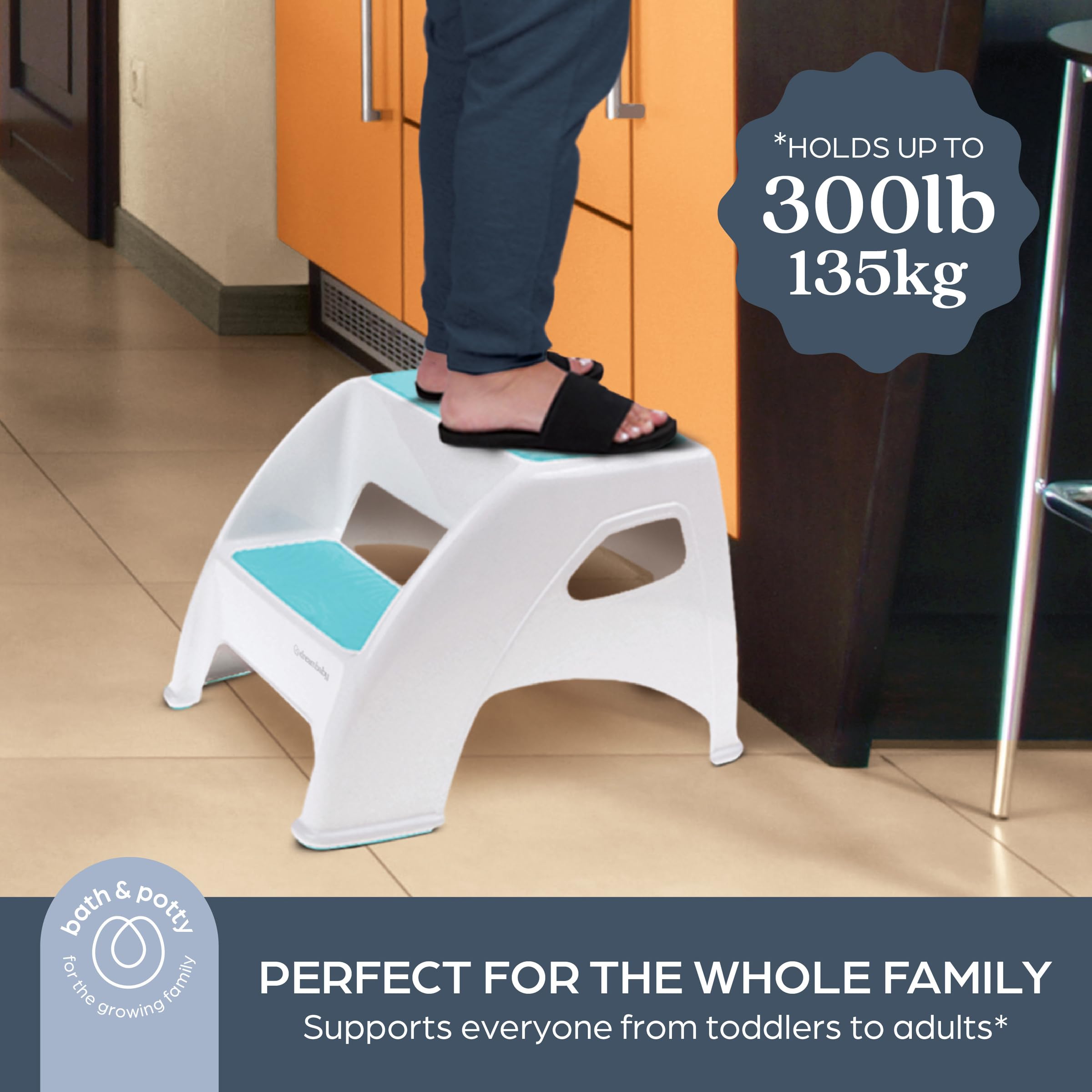 Foto 6 pulgar | Taburete Dreambaby Toddler & Me De 2 Escalones (aguamarina), Paquete De 2 - Venta Internacional.