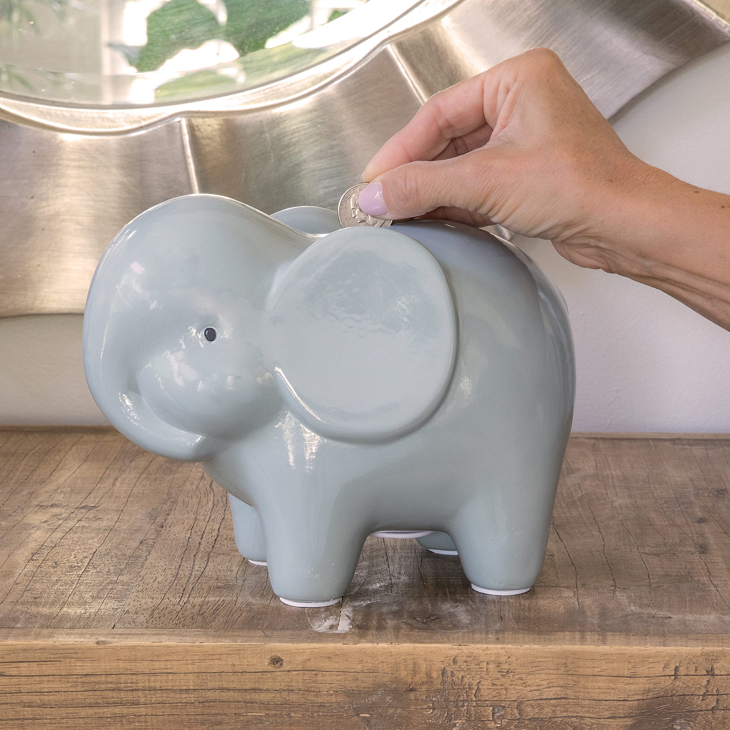 Foto 8 pulgar | Cerámica Con Forma De Elefante Bb1-23443 De Piggy Bank Carter's Para Niños - Venta Internacional.