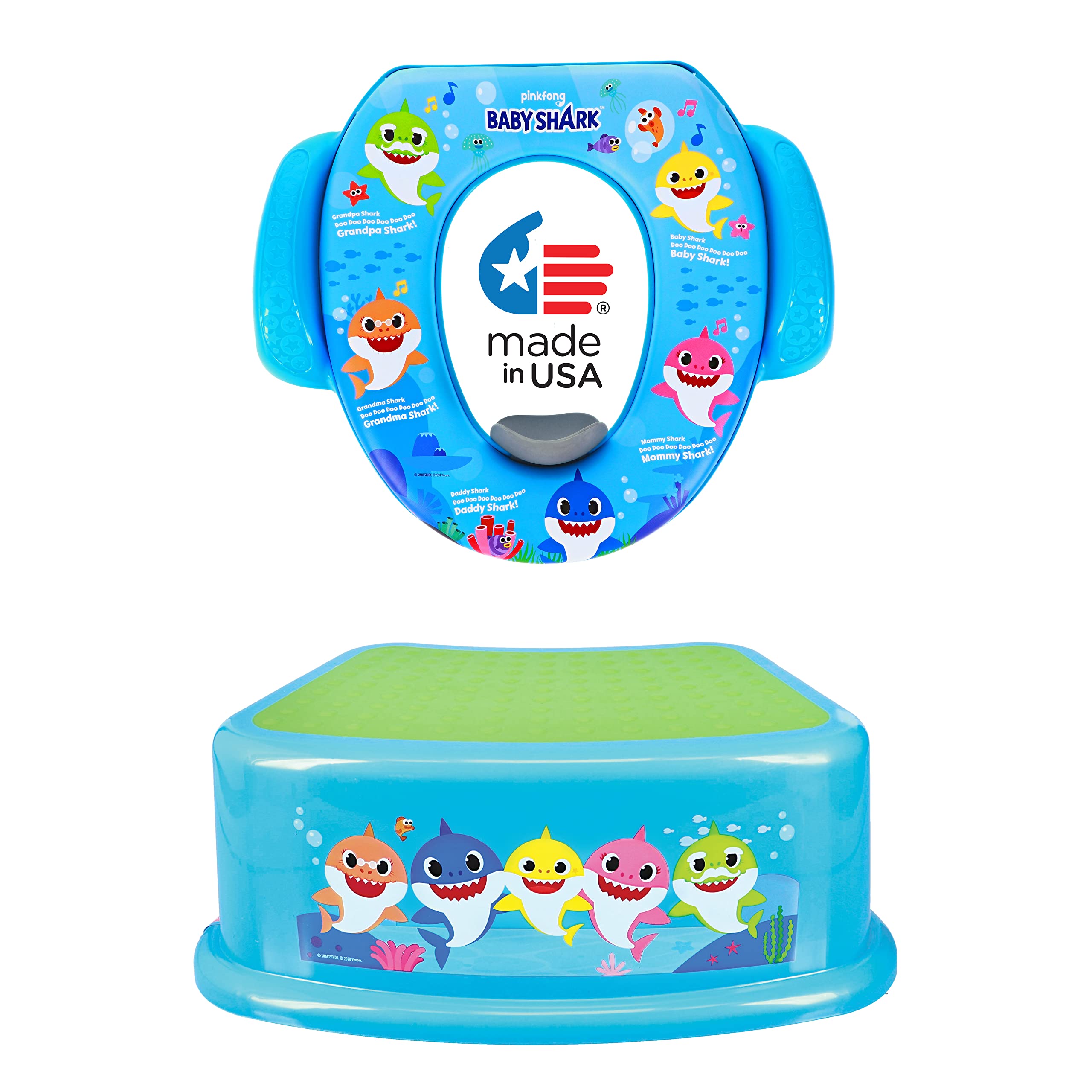 Foto 2 pulgar | Set De Entrenamiento Para Ir Al Baño Ginsey Pinkfong Baby Shark, 2 Piezas - Venta Internacional.