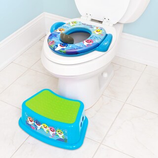 Foto 4 | Set De Entrenamiento Para Ir Al Baño Ginsey Pinkfong Baby Shark, 2 Piezas - Venta Internacional.