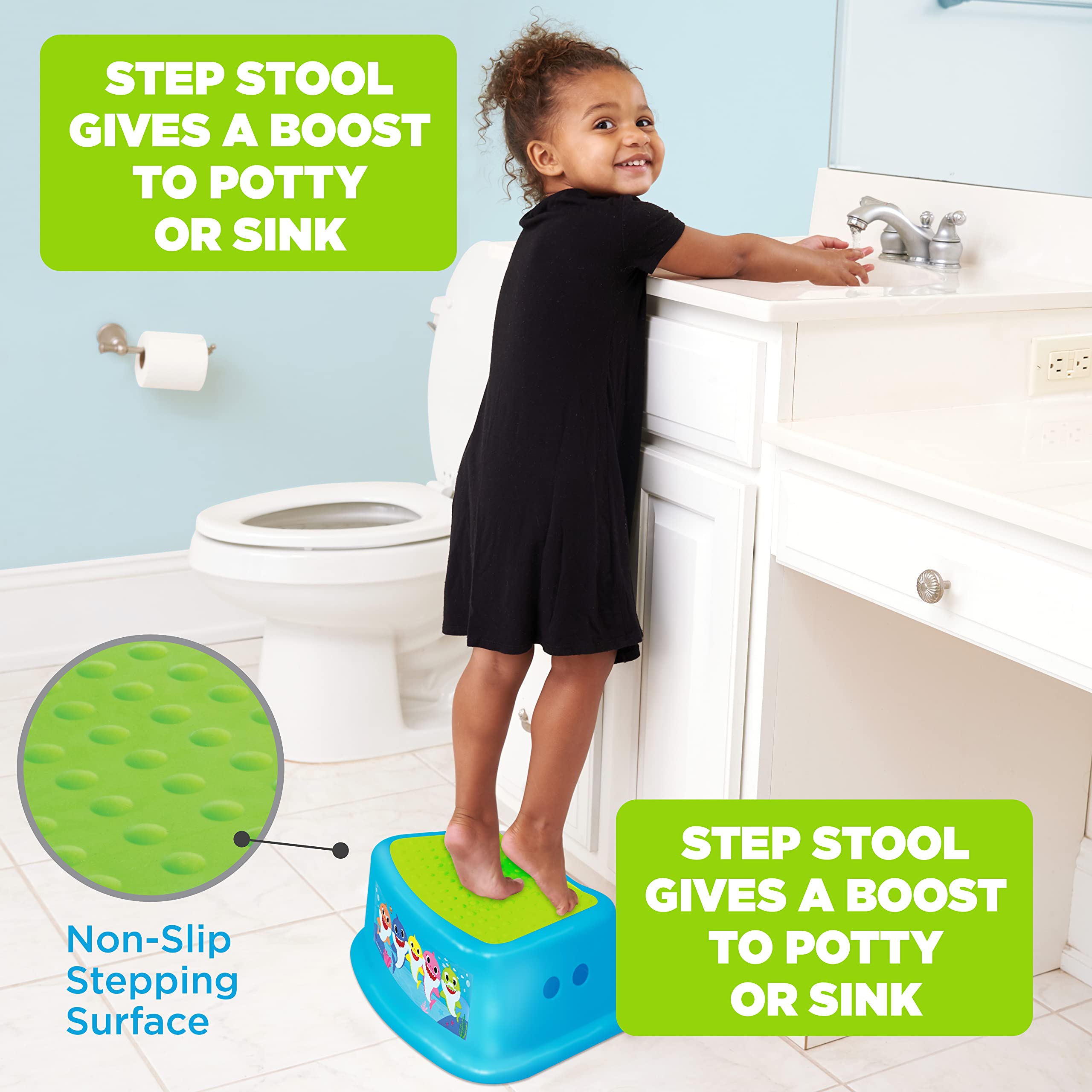 Foto 7 pulgar | Set De Entrenamiento Para Ir Al Baño Ginsey Pinkfong Baby Shark, 2 Piezas - Venta Internacional.