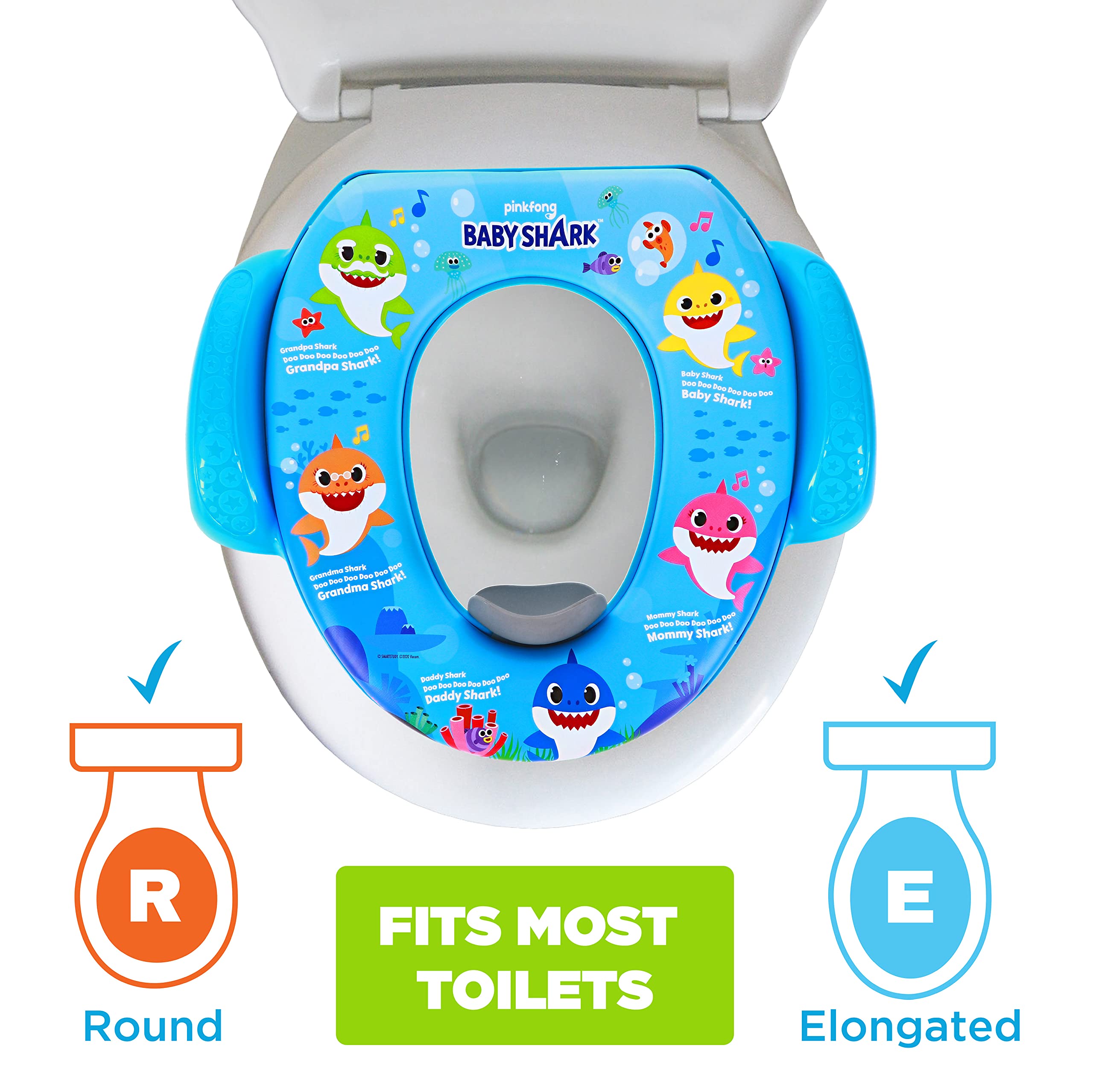 Foto 8 pulgar | Set De Entrenamiento Para Ir Al Baño Ginsey Pinkfong Baby Shark, 2 Piezas - Venta Internacional.
