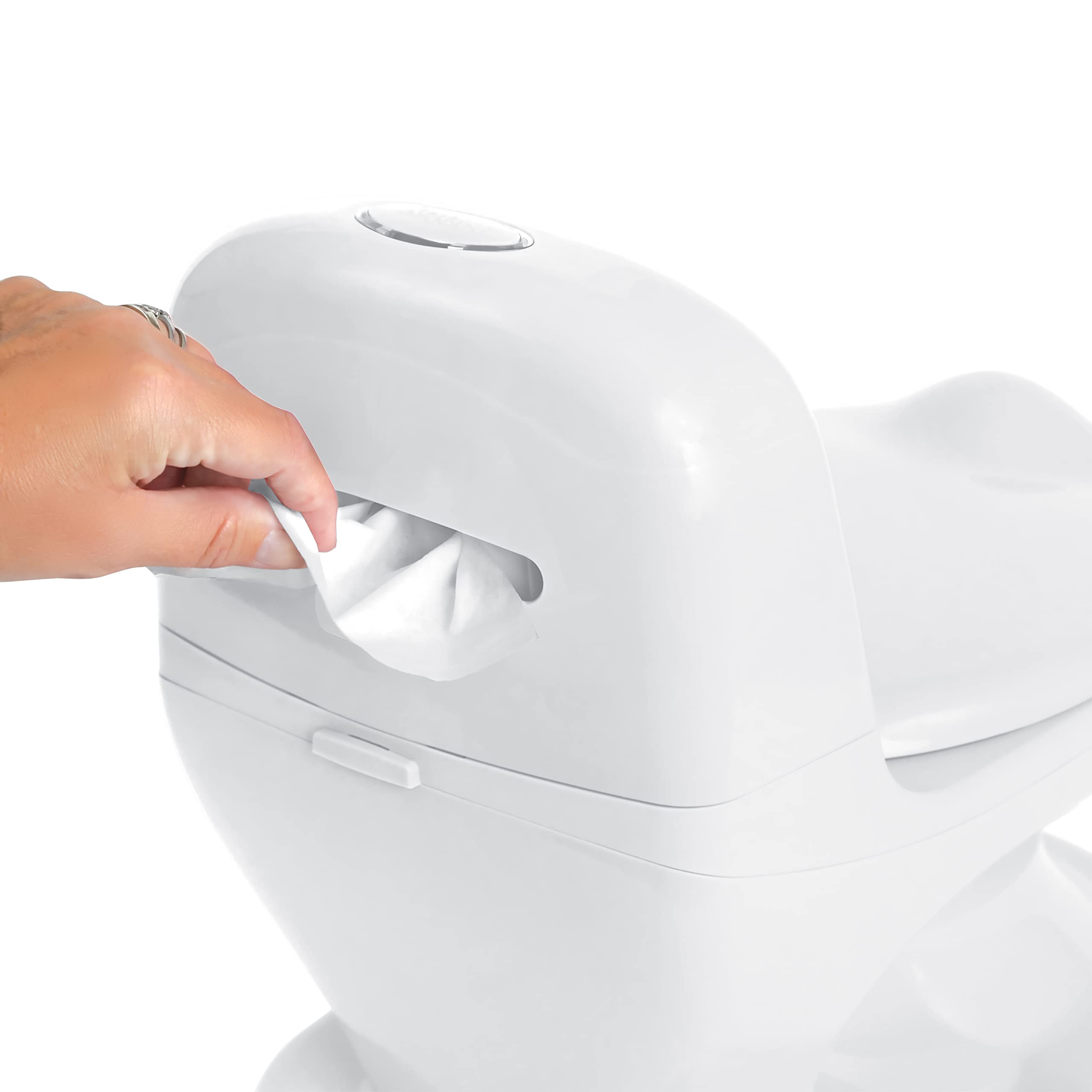 Foto 4 | Inodoro De Entrenamiento Nuby My Real Potty Con Botón De Descarga Para Mayores De 18 Meses - Venta Internacional.