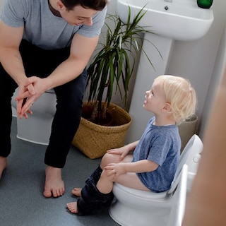 Foto 7 | Inodoro De Entrenamiento Nuby My Real Potty Con Botón De Descarga Para Mayores De 18 Meses - Venta Internacional.