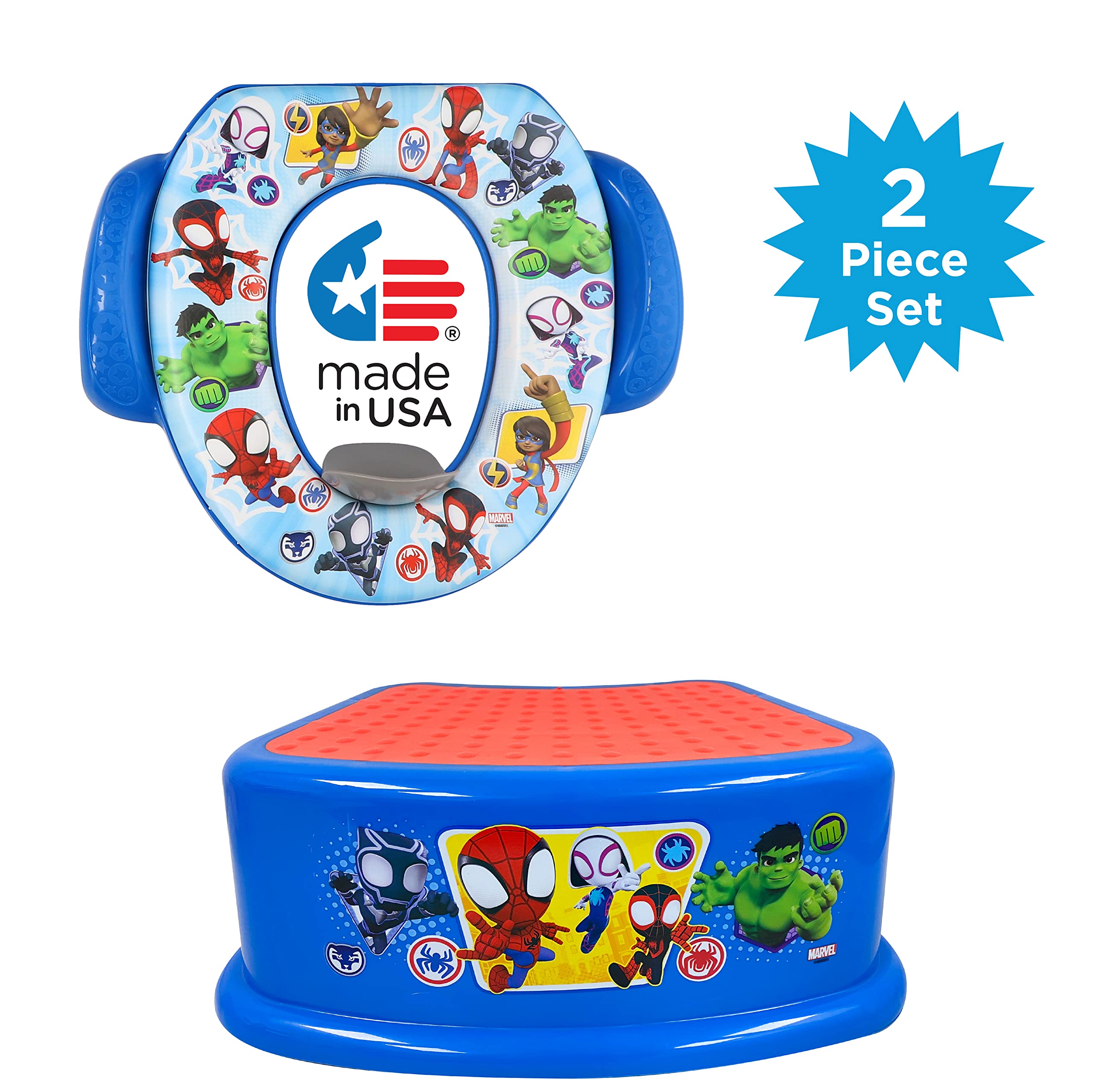 Foto 3 pulgar | Set De Entrenamiento Para Ir Al Baño Ginsey Spidey Y Sus Increíbles Amigos - Venta Internacional.