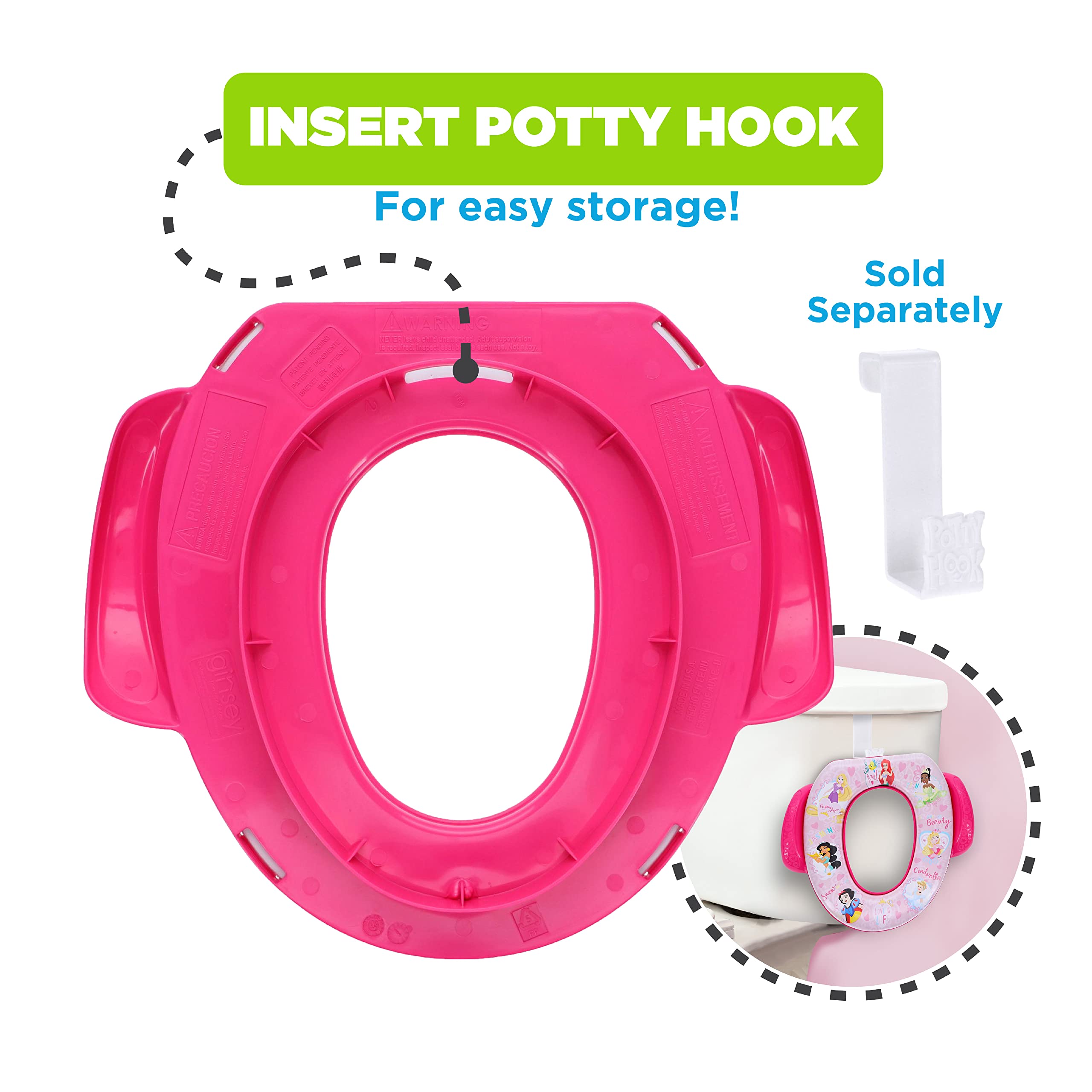 Foto 4 pulgar | Set De Entrenamiento Para Ir Al Baño Disney Princess Loving Life, 2 Piezas - Venta Internacional.