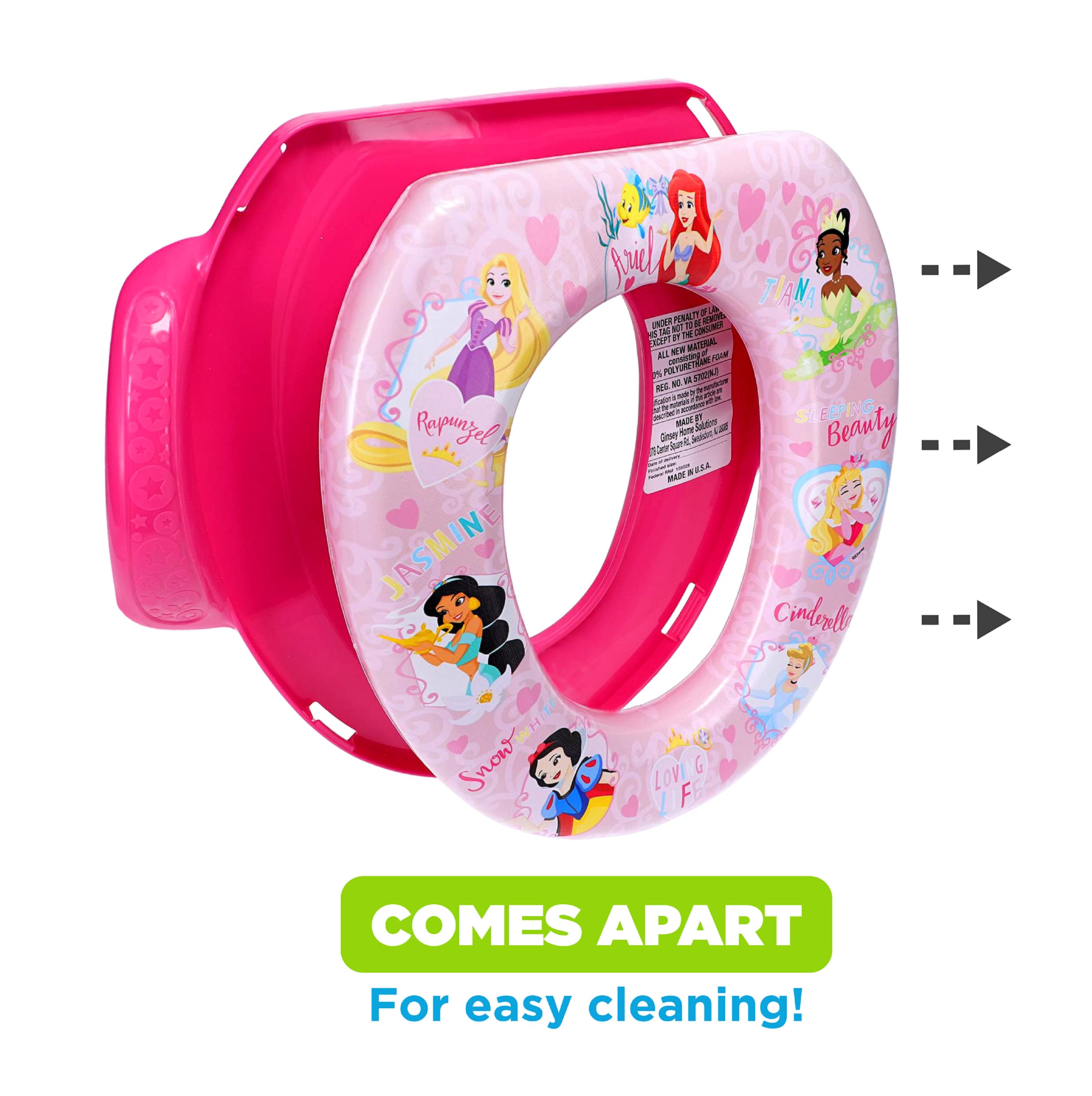 Foto 6 pulgar | Set De Entrenamiento Para Ir Al Baño Disney Princess Loving Life, 2 Piezas - Venta Internacional.