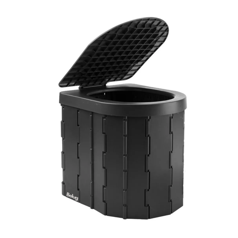 Foto 2 pulgar | Inodoro Portátil Plegable Para Acampar Para Viajes Belug  Negro