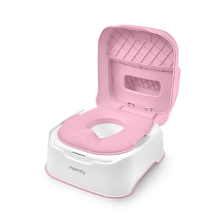 Foto 1 | Baño Entrenador Para Bebé Ingenuity Prepare To Potty 3 En 1 Rosa