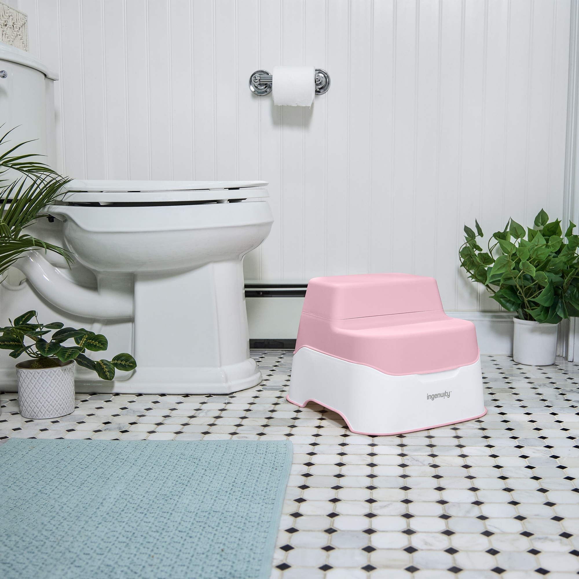 Foto 9 pulgar | Baño Entrenador Para Bebé Ingenuity Prepare To Potty 3 En 1 Rosa