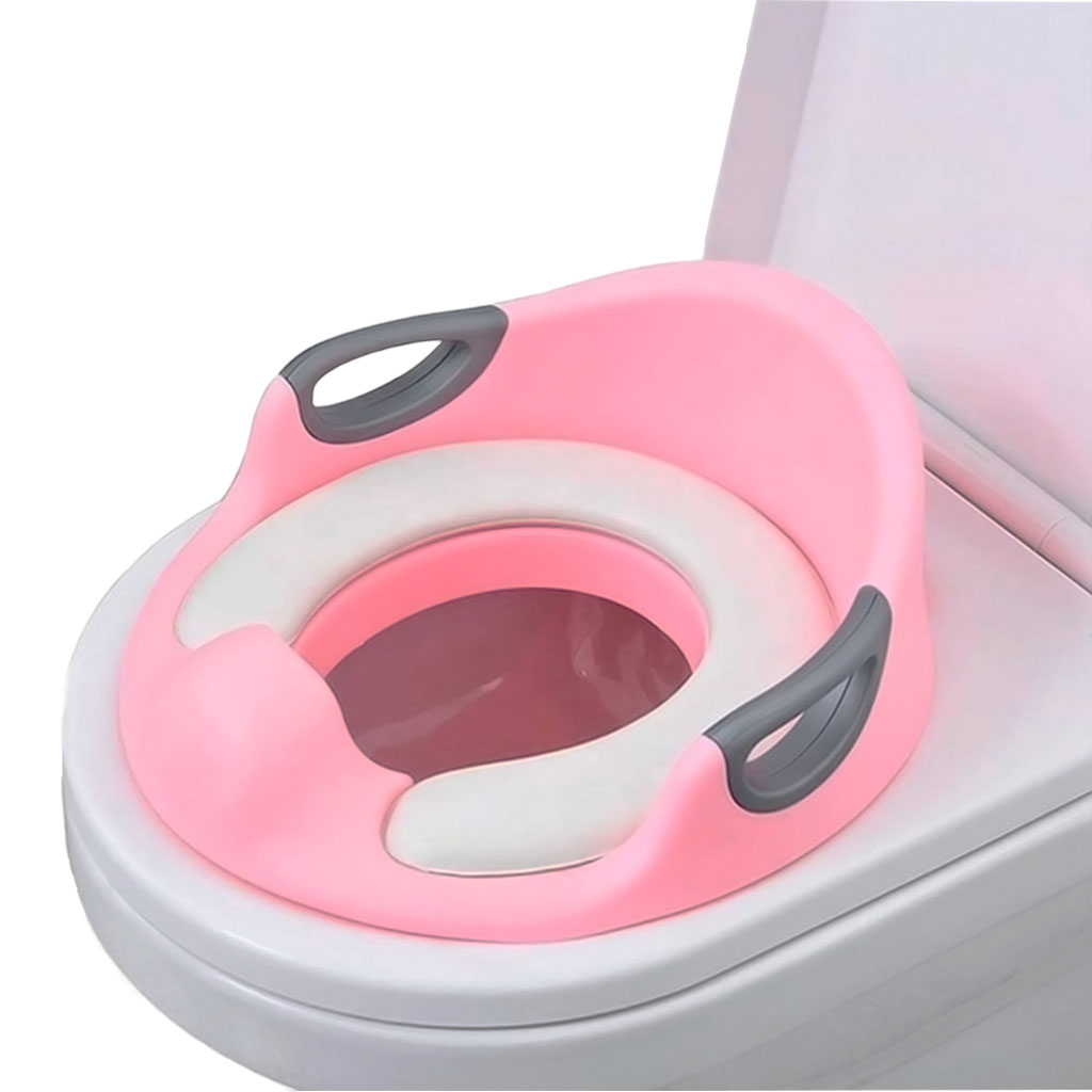 Foto 4 pulgar | Asiento Montable Kecompras color Rosa cara Inodoro con Cojín