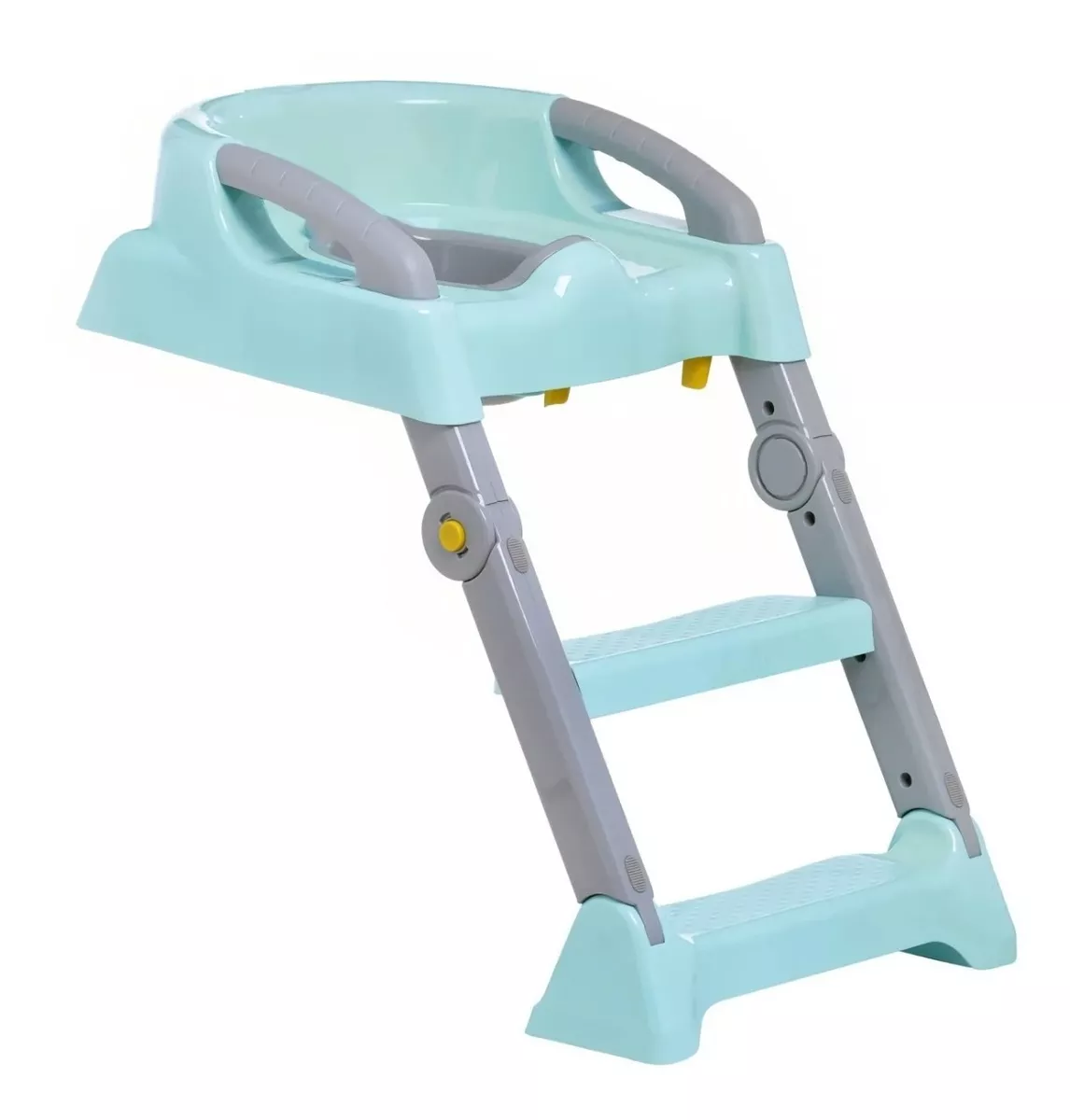 Baño Entrenador con Escalera Prinsel Potty Bacinica Verde Menta 2 en 1