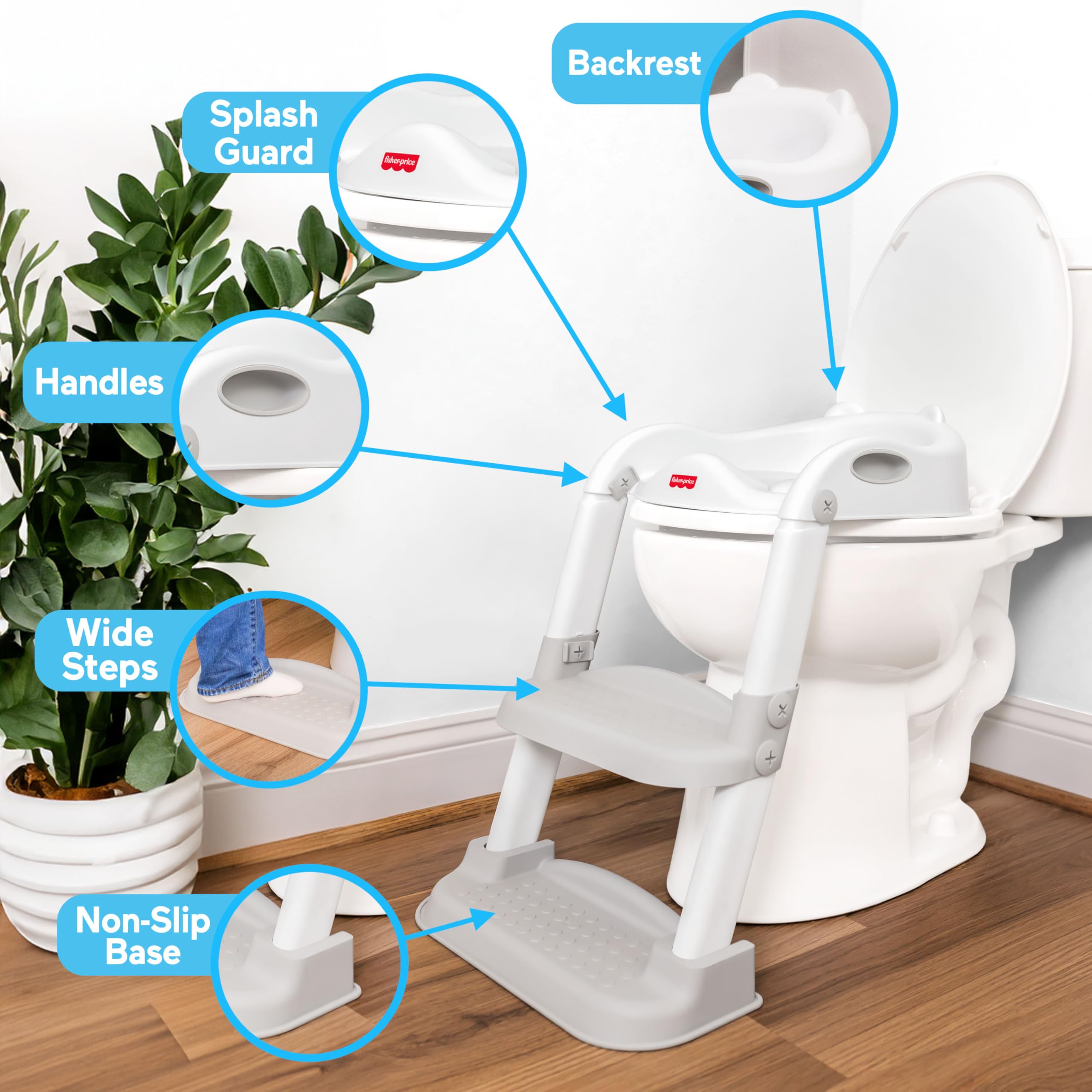 Foto 3 pulgar | Asiento y Taburete para Baño Fisher-price Step Up - Venta Internacional