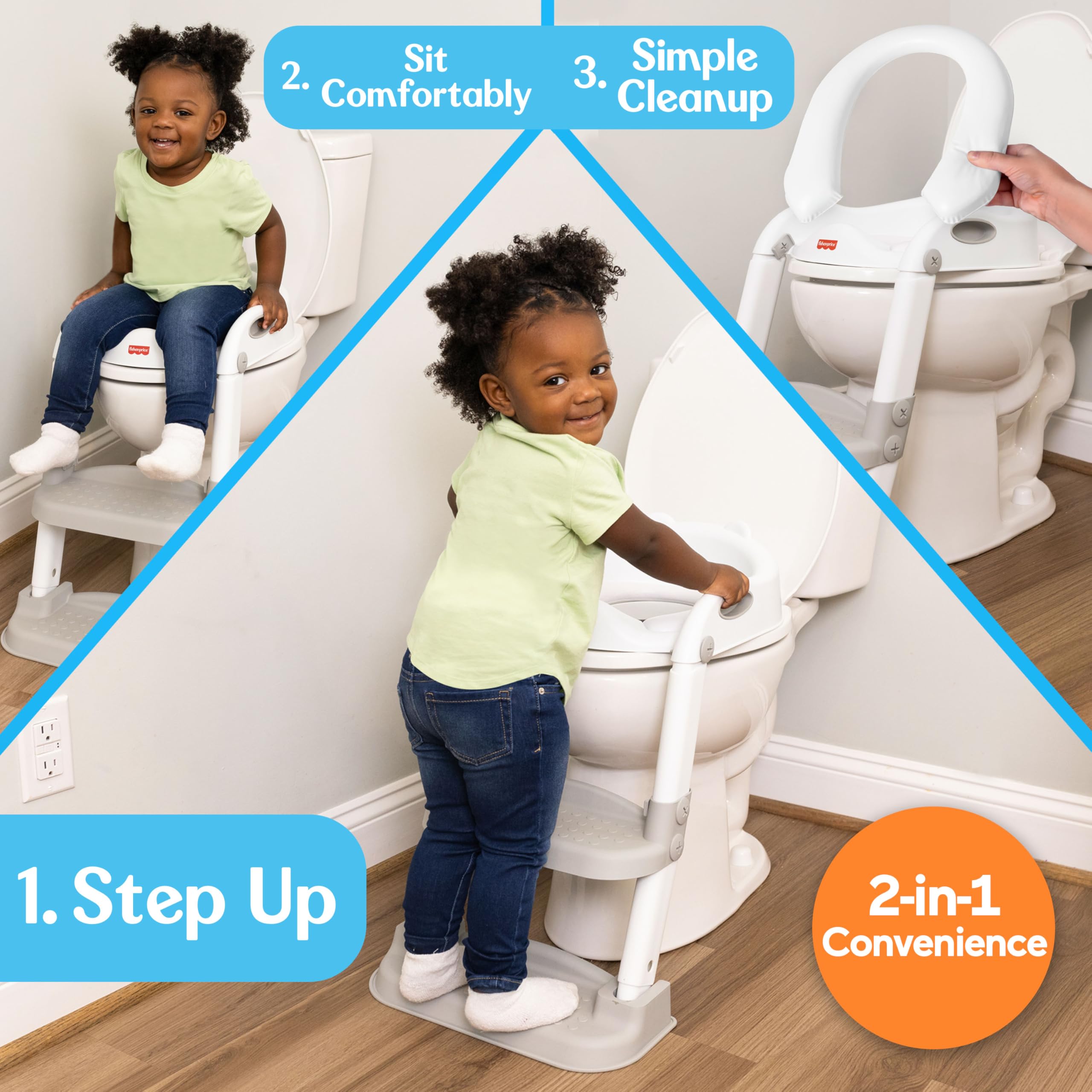 Foto 6 pulgar | Asiento y Taburete para Baño Fisher-price Step Up - Venta Internacional