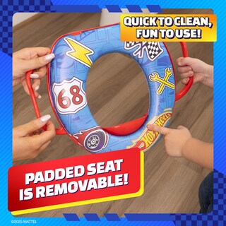 Foto 5 | Asiento Para Ir Al Baño Hot Wheels Soft Con Gancho De Almacenamiento Para Niños Pequeños - Venta Internacional.
