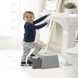 Foto 3 | Taburete Skip Hop Para Niños Pequeños, Doble, Con Base Antideslizante - Venta Internacional.