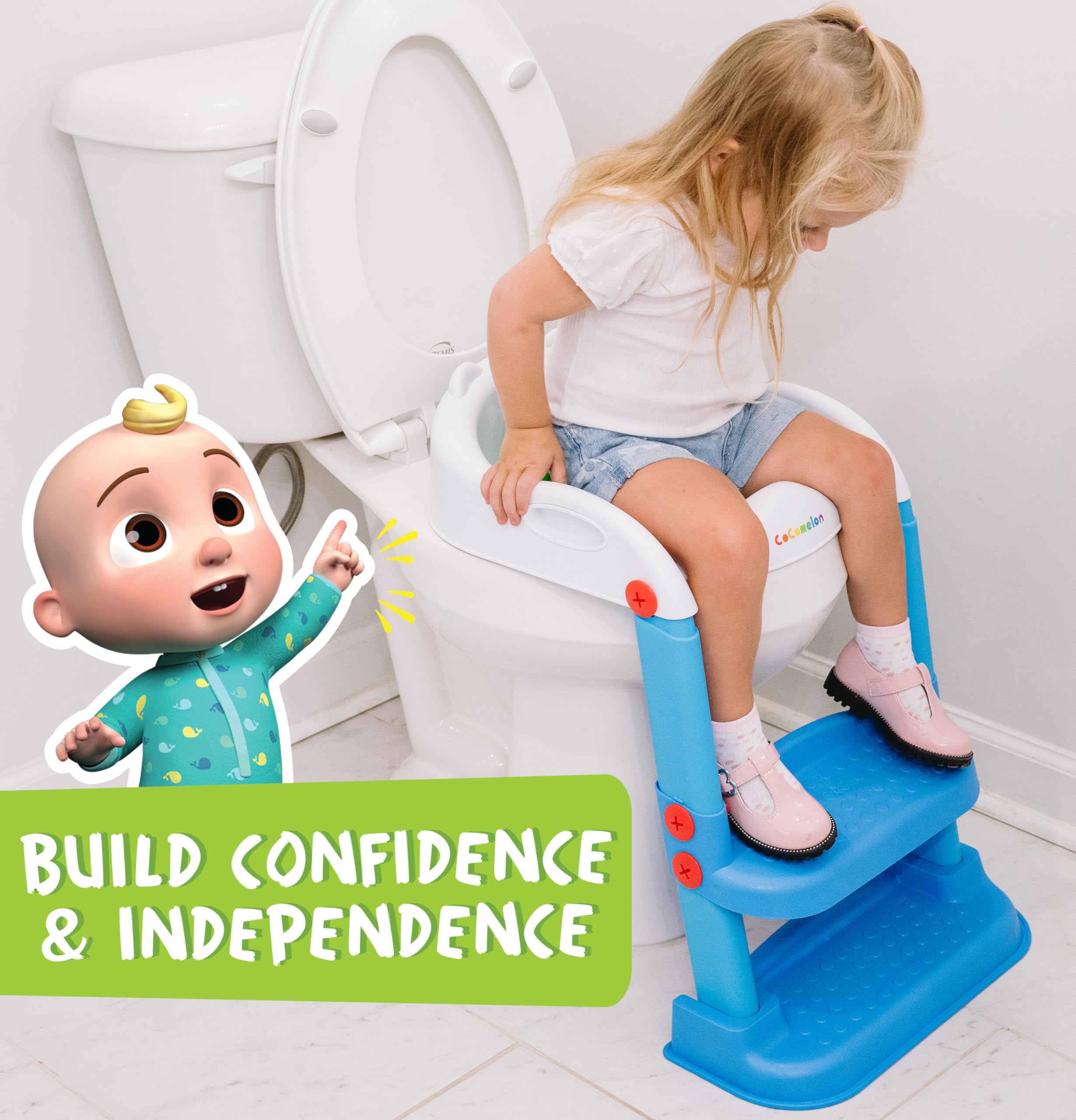 Foto 6 pulgar | Asiento De Entrenamiento Step Up Potty Sunny Days Entertainment Cocomelon - Venta Internacional.