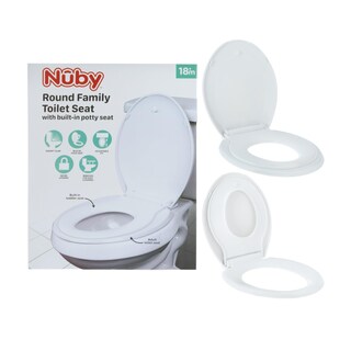 Foto 1 | Asiento De Inodoro Nuby Family Con Soporte Para Ir Al Baño Para Inodoros Redondos - Venta Internacional.