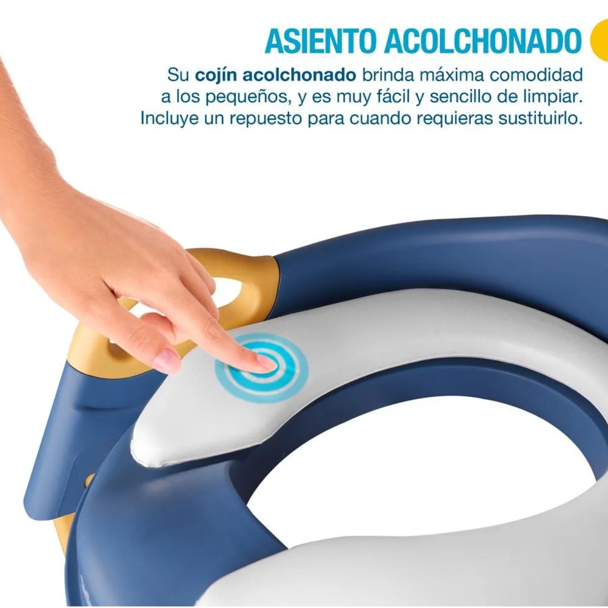 Foto 5 | Asiento Entrenador Con Escalera Plegable 2-5 Años Para Niños Lab.g Azul