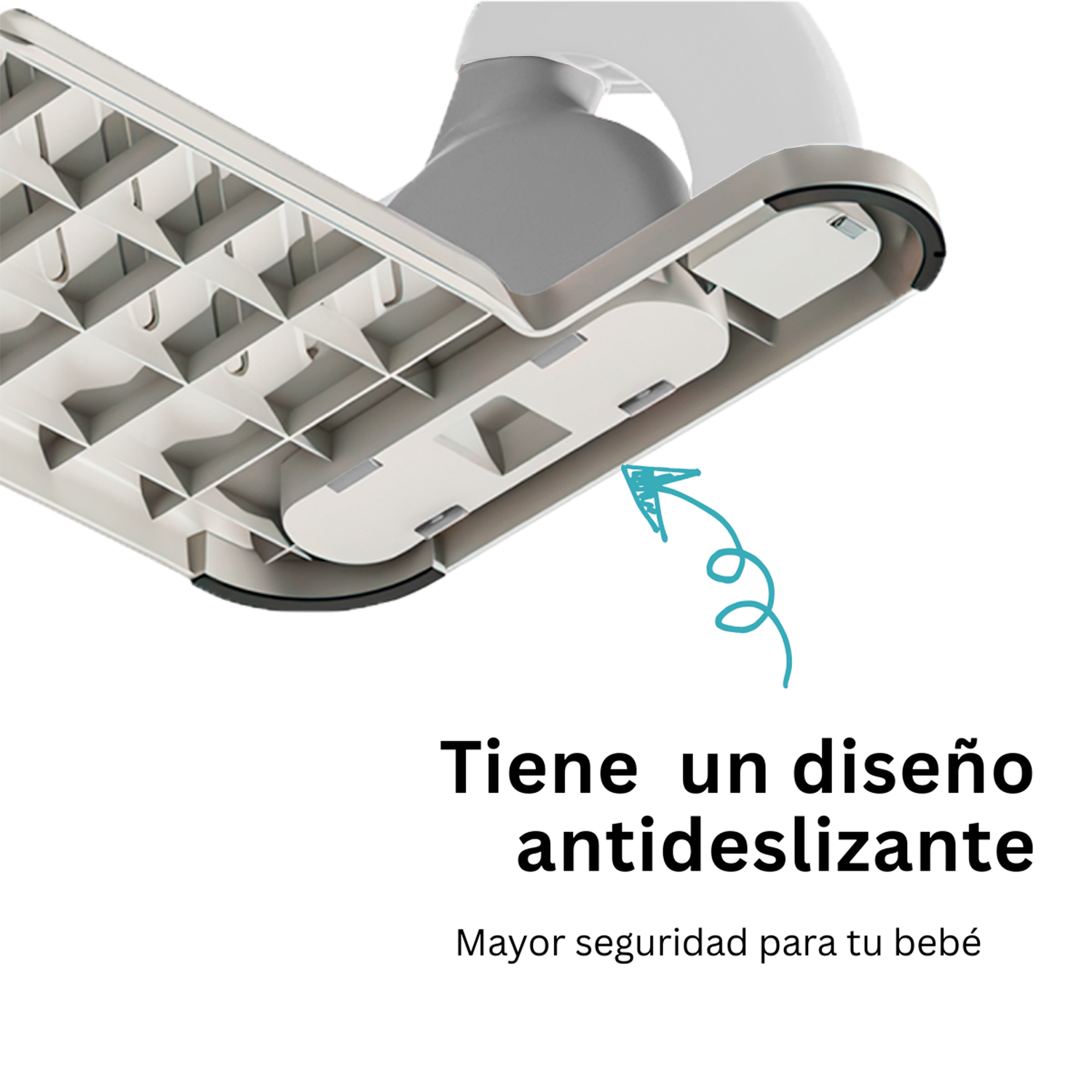 Foto 4 pulgar | Asiento Entrenador Infantil Komfort Con Escaletas Plegables Y Antideslizantes