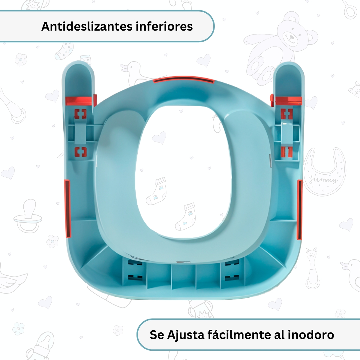 Foto 4 | Asiento Entrenador Infantil Komfort Con Escaletas Plegables Y Antideslizantes