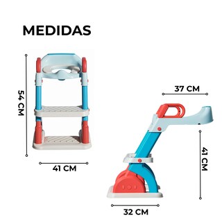 Foto 7 | Asiento Entrenador Infantil Komfort Con Escaletas Plegables Y Antideslizantes
