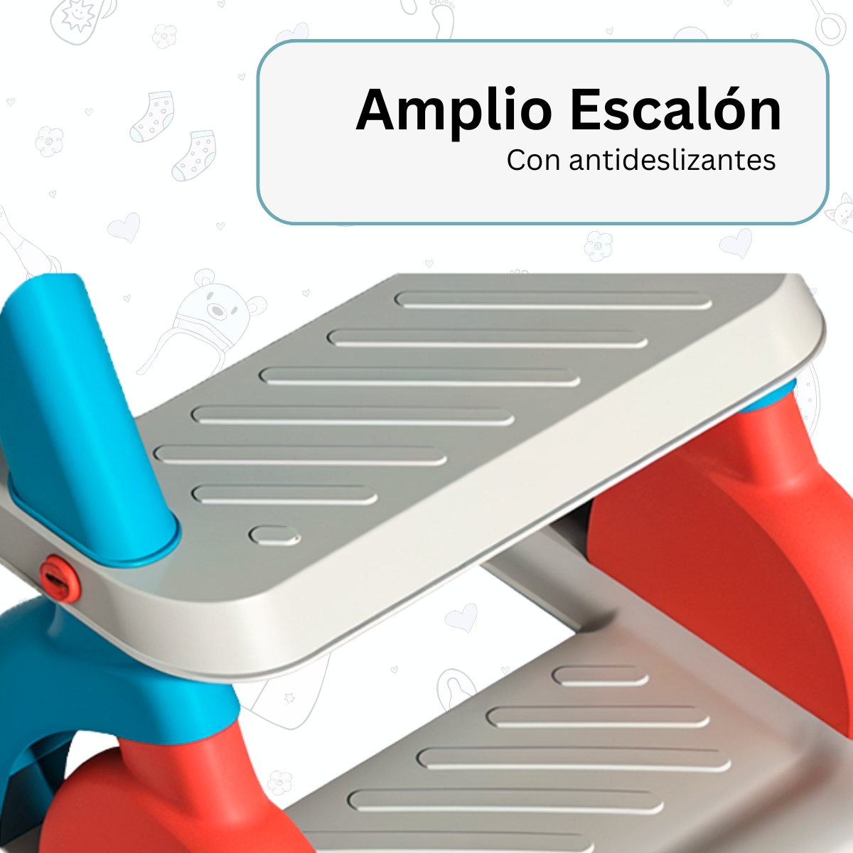 Foto 3 pulgar | Asiento Entrenador Infantil Komfort Con Escaletas Plegables Y Antideslizantes