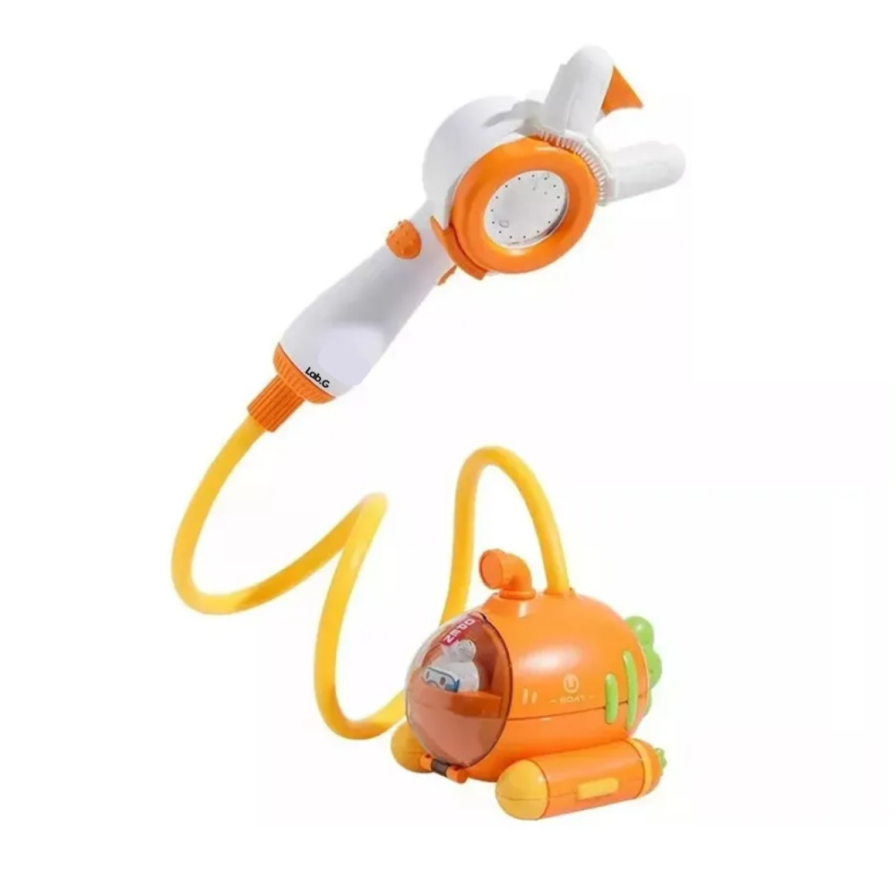 Juguete Regadera Baño Bebes Lab.g,  Naranja