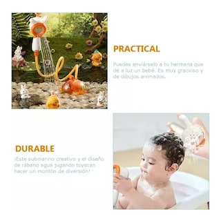 Foto 4 | Juguete Regadera Baño Bebes Lab.g, Naranja