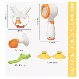 Foto 2 | Juguete Regadera Baño Bebes Belug, Naranja