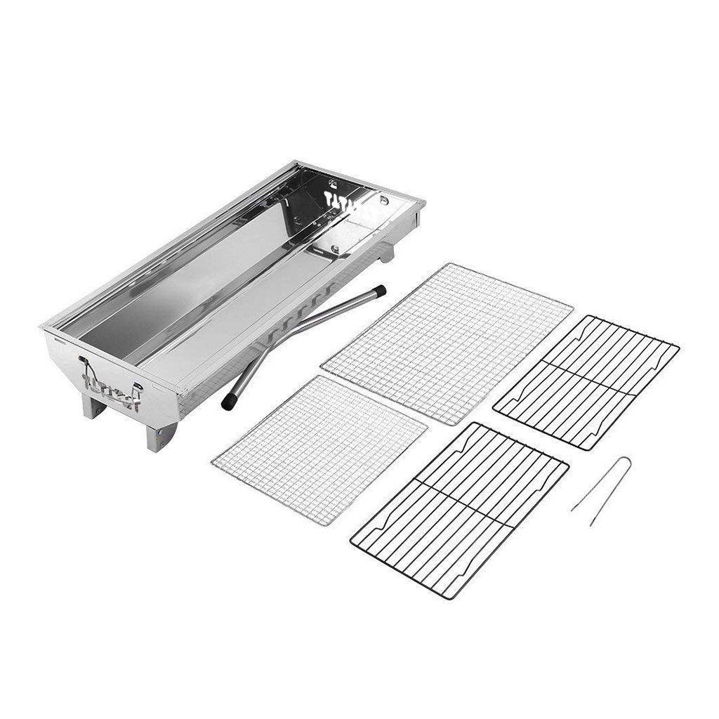 Foto 4 pulgar | Asador de Acero Inoxidable Aquila Sonora