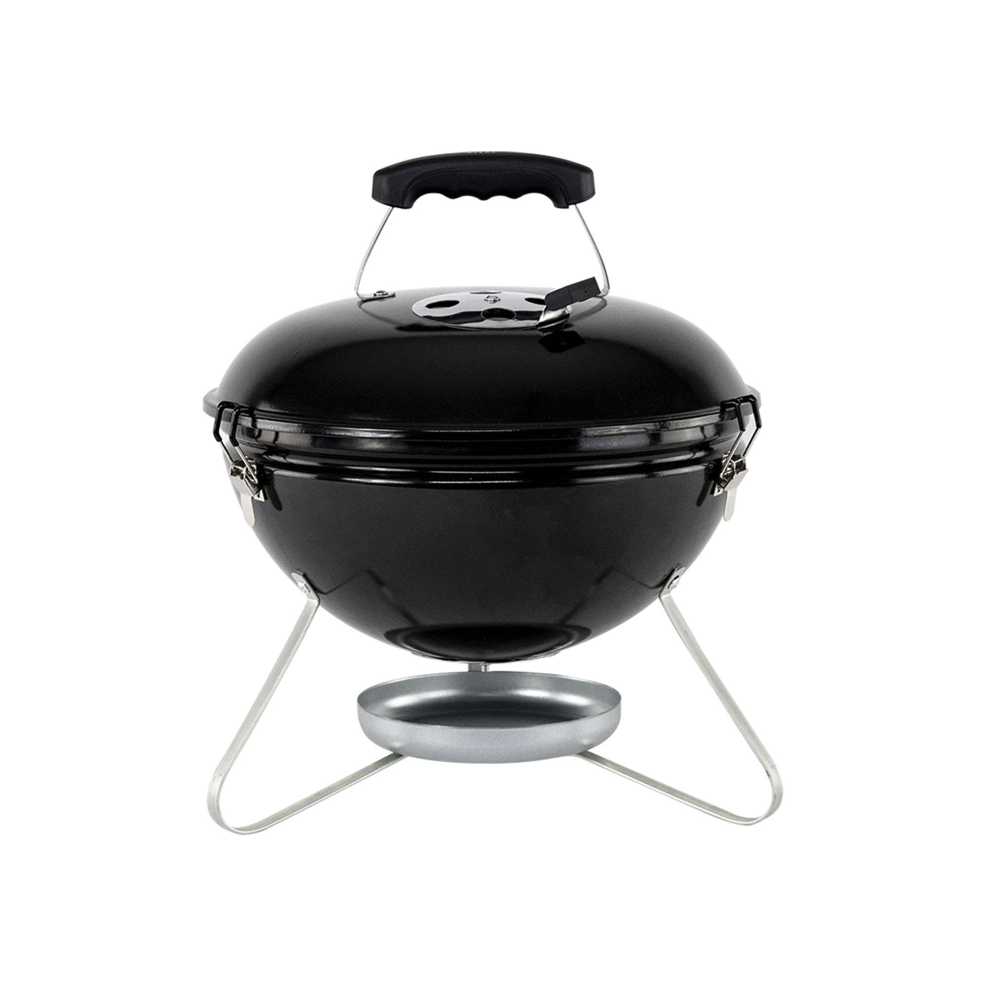 Asador de Carbón Portátil 14'' Parrilladas Avera Ac14 color Negro