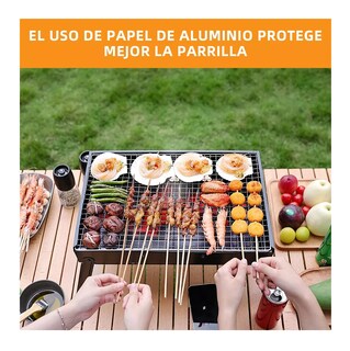 Foto 2 | Asador Portátil Belug de Acero Inoxidable color Negro