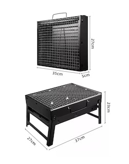 Foto 3 | Asador Portátil Belug de Acero Inoxidable color Negro