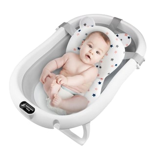 Foto 1 | Bañera Para Bebé Ó Tina De Baño Plegable Con Cojín Flotante Anti-deslizante Nap Baby - Gris