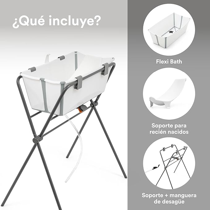 Foto 3 pulgar | Paquete De Bañera Stokke Flexi Bath Mas Stand - Lavanda