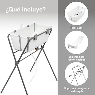 Foto 2 | Paquete De Bañera Stokke Flexi Bath Mas Stand - Lavanda