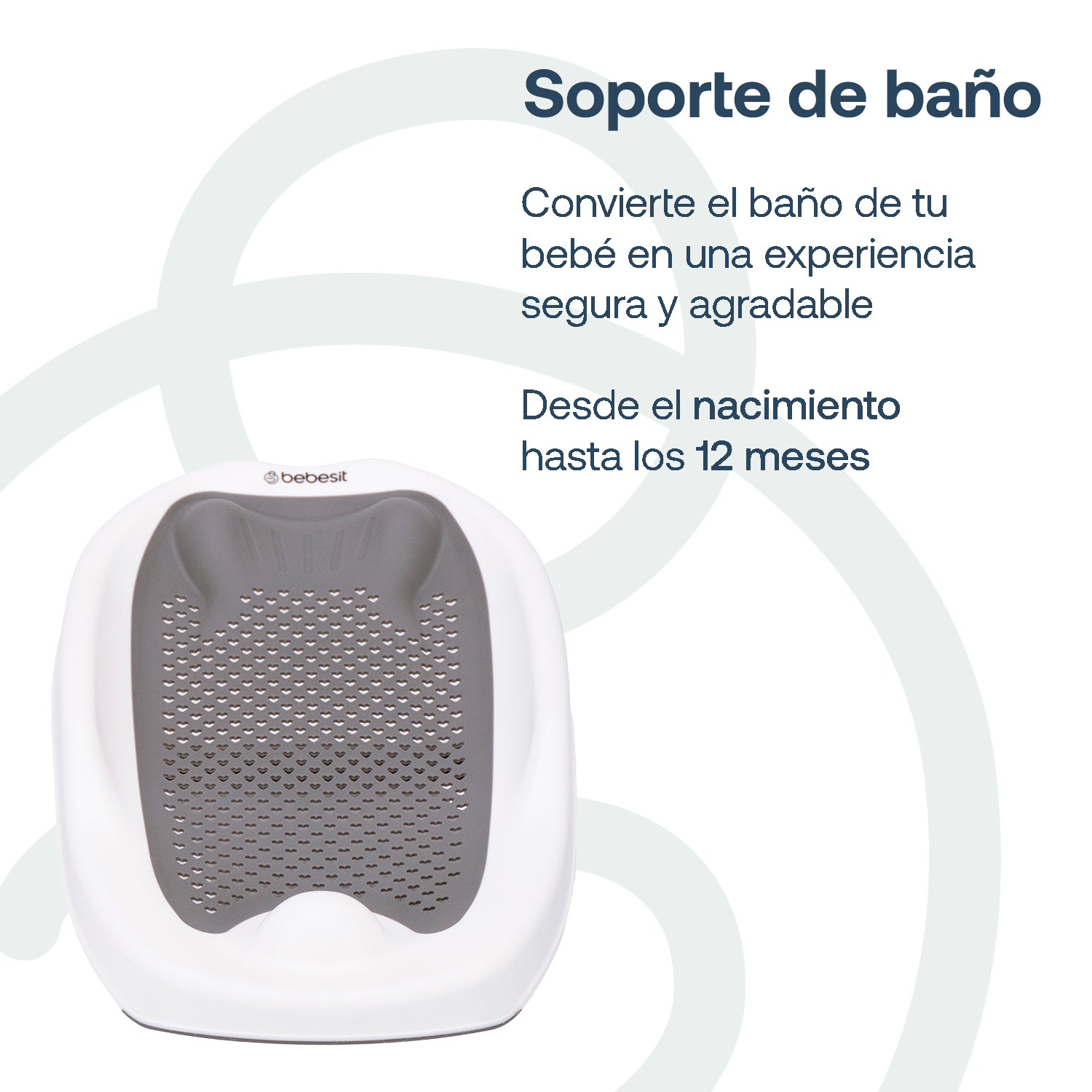 Foto 6 pulgar | Soporte De Baño Bebesit Bebé Diseño Ergonómico