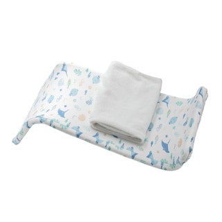 Foto 3 | Soporte Para Tina Ergonómico Baby Mink Bm325 Azul (con Toalla De Repuesto)