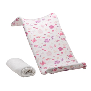Foto 2 | Soporte Para Tina Ergonómico Baby Mink Bm325 Rosa (con Toalla De Repuesto)