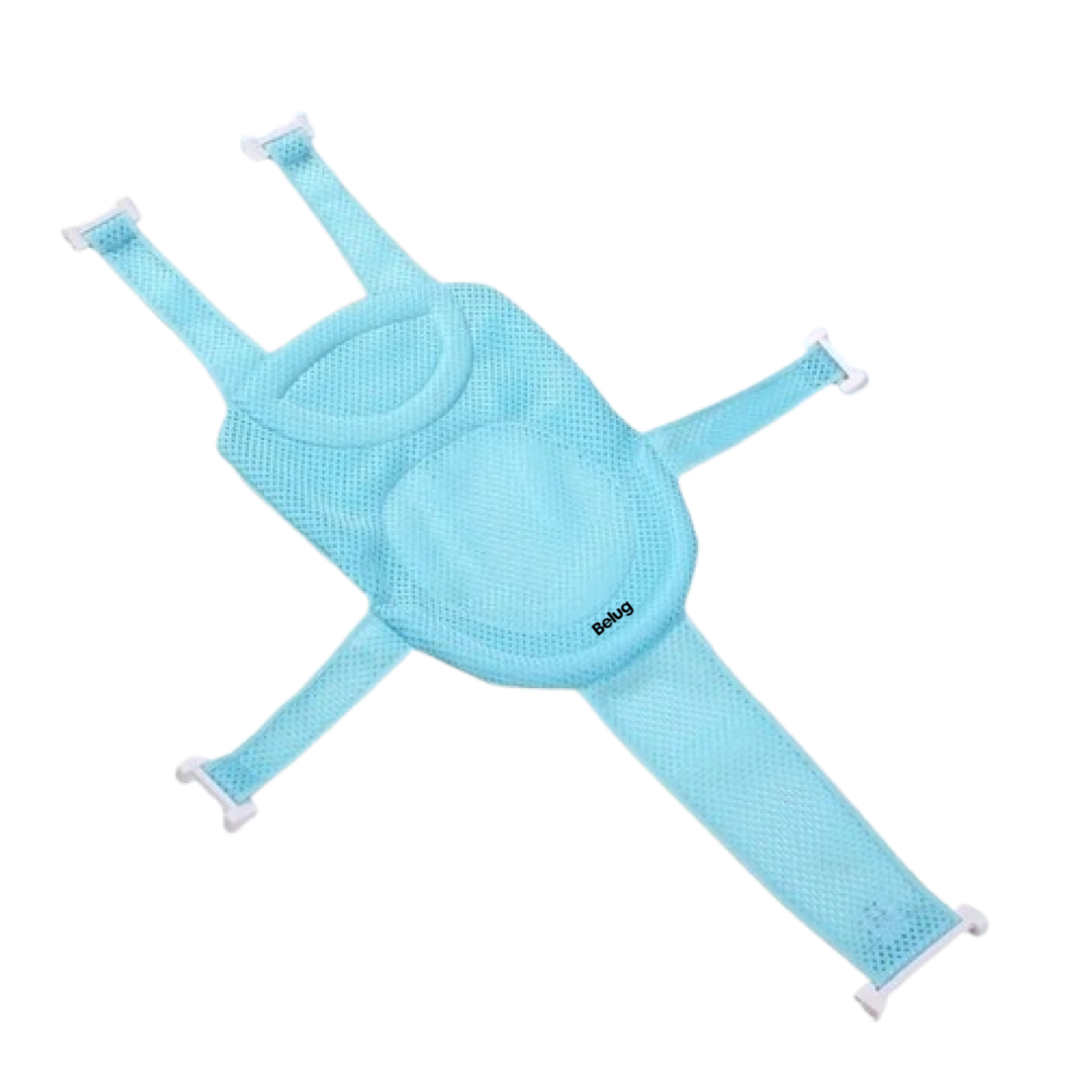 Soporte Tina Bebe Bañera Belug  Azul Blanco