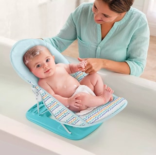 Foto 2 | Hamaca para Bañera Summer Deluxe Baby Bather Reclinable Color Azul