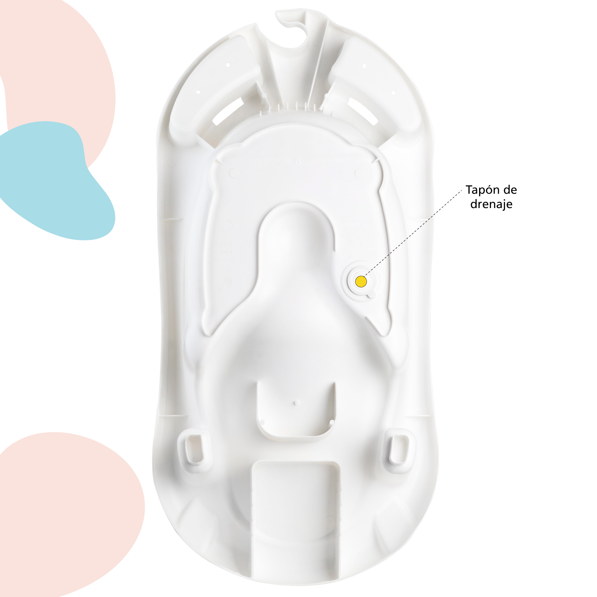 Foto 4 pulgar | Bañera para Bebé Safety 1st Happy color Blanco