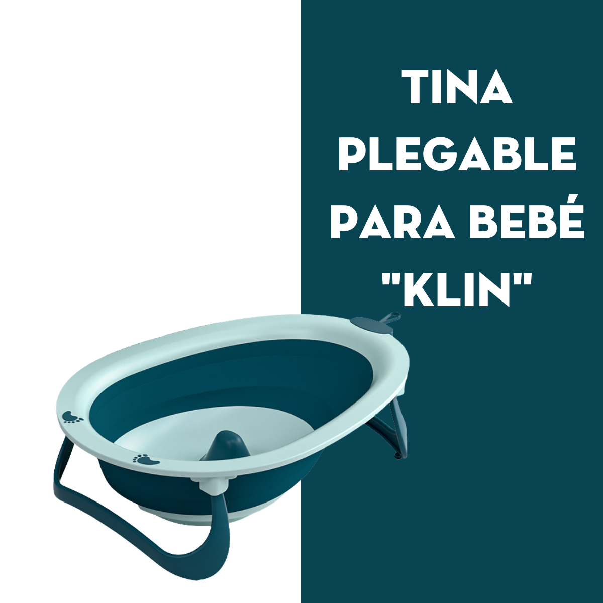 Foto 2 | Tina Plegable Para Bebé ''klin'' Mima2 color Azul