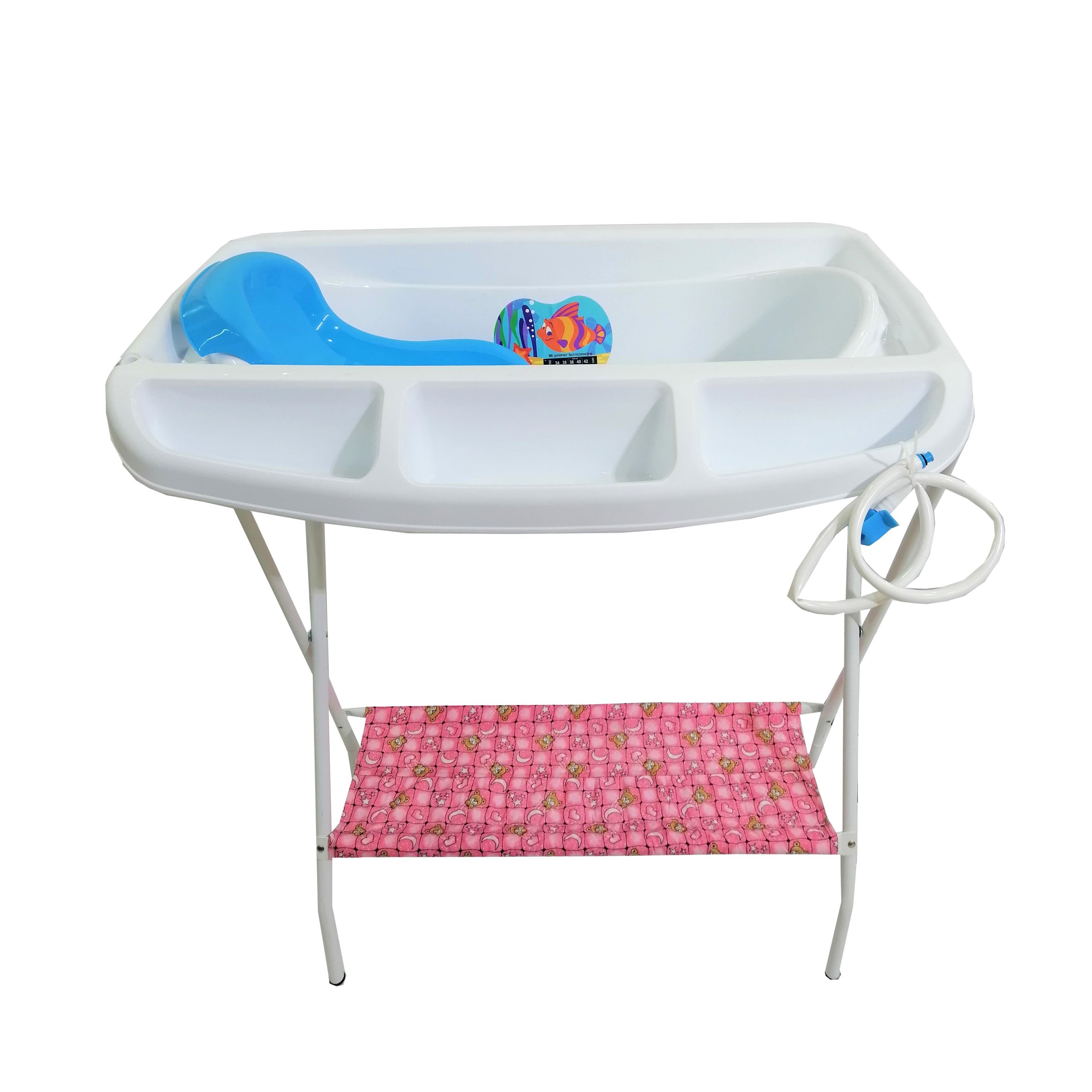 Bañera para Bebe Prinsel Perla color Rosa