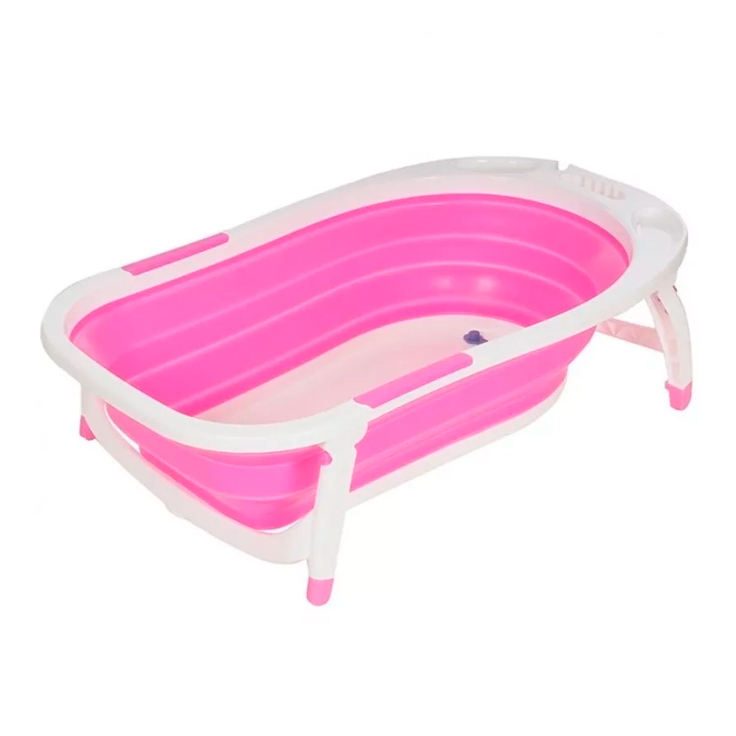 Bañera Babytek Plegable color Rosa