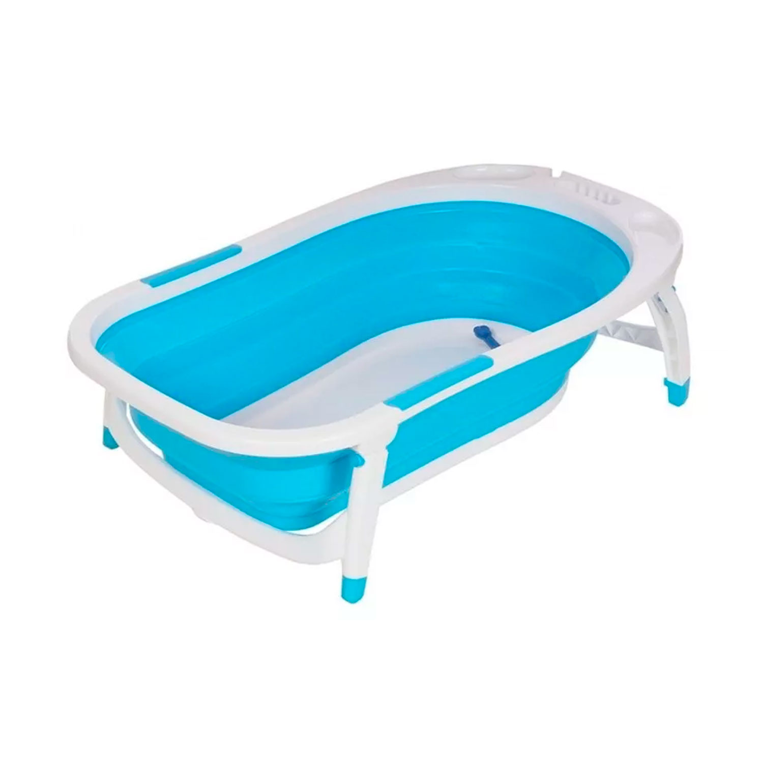 Bañera Babytek Plegable color Azul